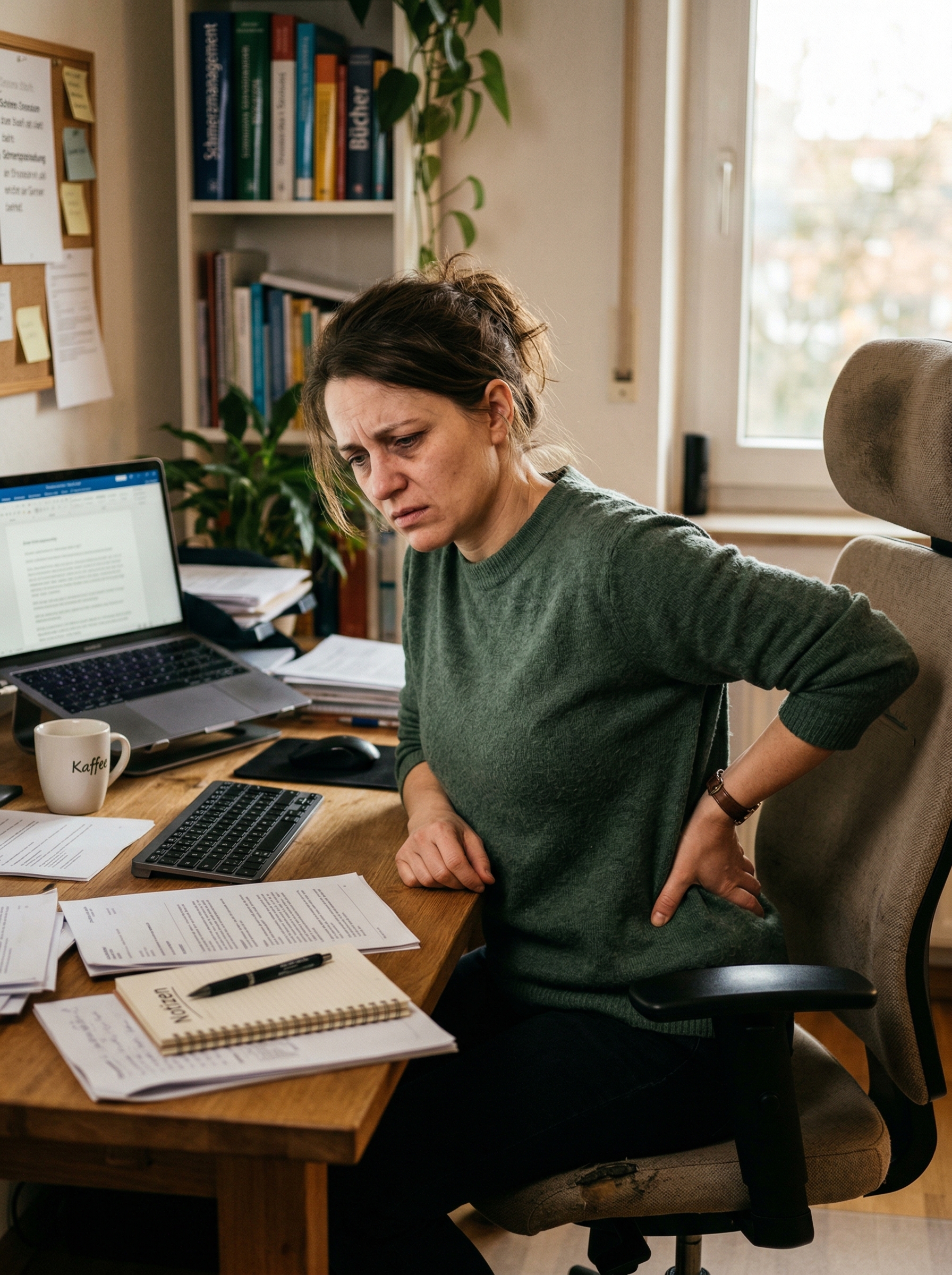 Pessoa com dor cronica e stress - tratamento natural em Lisboa